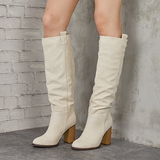 Pairmore Distressed Faux Suede Slouch Boots
