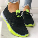 Pairmore Colorblock Knitted Breathable Lace-Up Sneakers