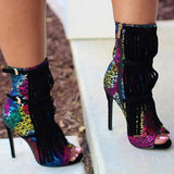 Pairmore Tassel Zipper Fashion High Heels