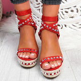 Pairmore Daily Numy Wedge Rock Studs Sandals