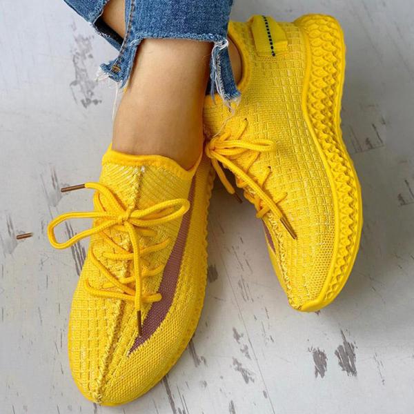 Pairmore Colorblock Breathable Lace-up Fashion Sneakers