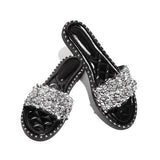 Pairmore Casual Beaded Flat Slippers
