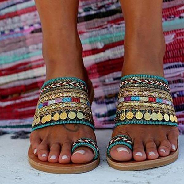 Pairmore Ethnic Boho Style Toe Ring Sandals