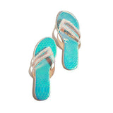 Pairmore Shiny Rainstone Casual Flip-flop Slippers