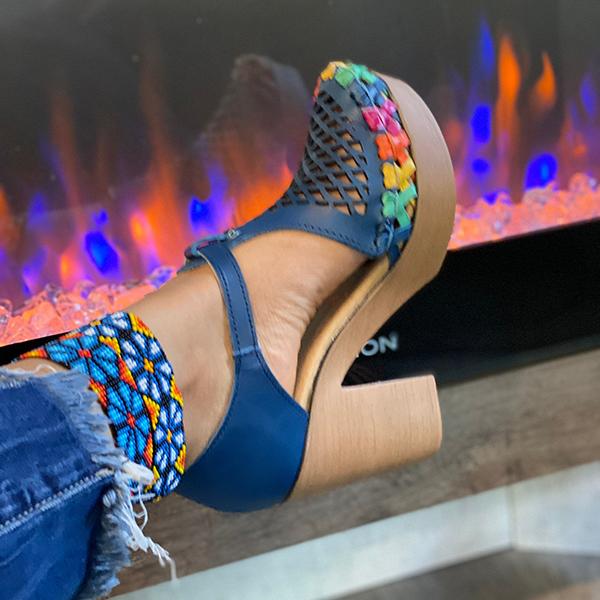 Pairmore Women's Colored Closed Toe Mesh Sandals